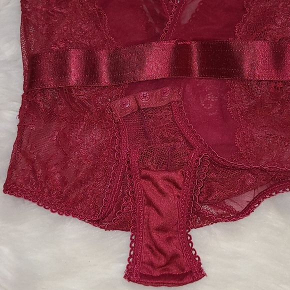 ⭕️5/$25⭕️ New! Fashion Nova Lace Mesh Teddy Bodysuit - Picture 11 of 14